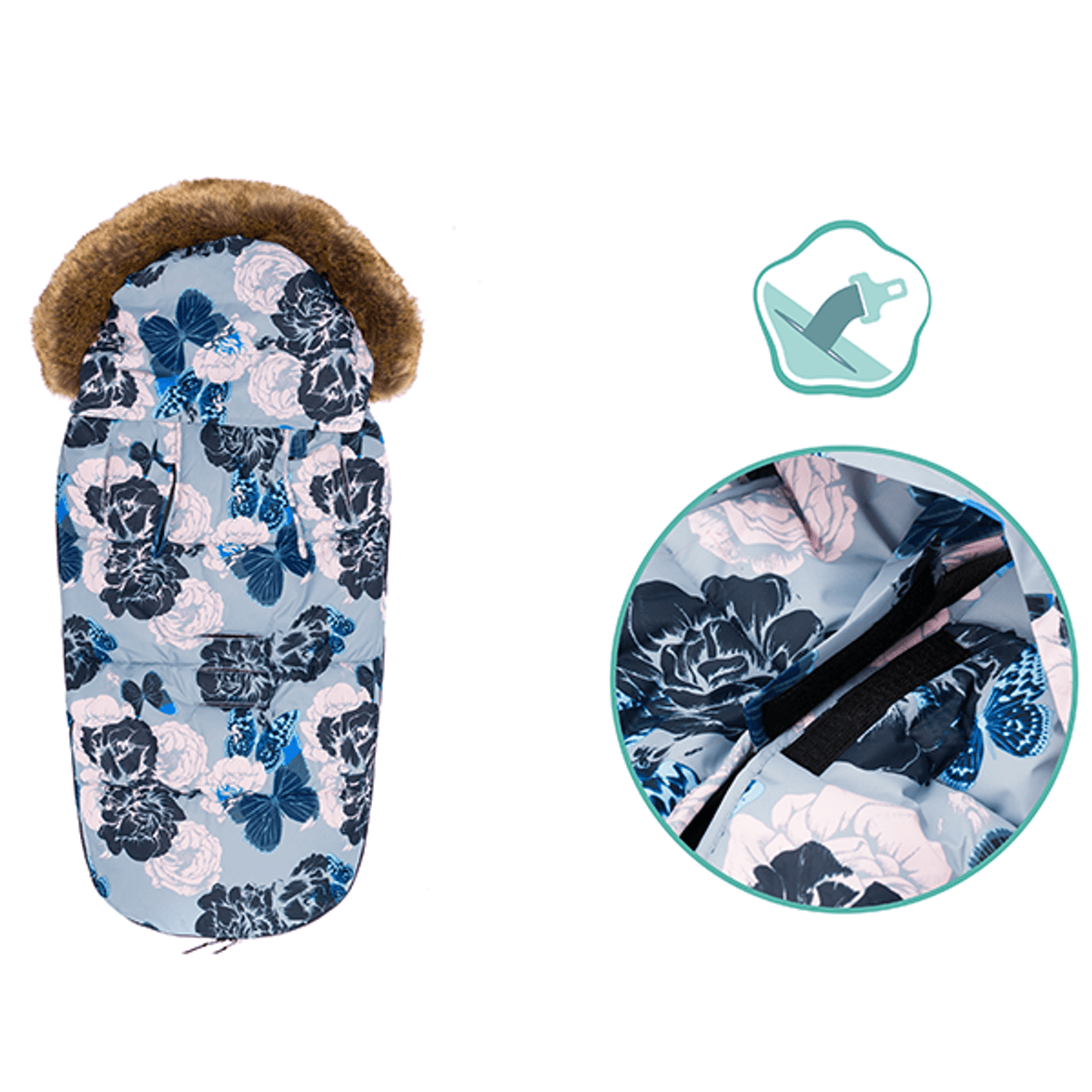 Fillikid | Vinterpose | Vognpose Manaslu | Flower pastell