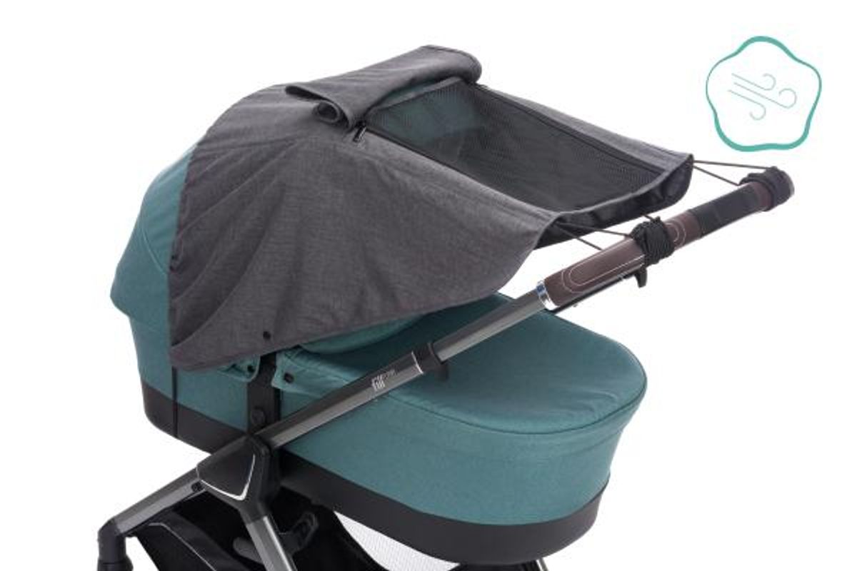 Fillikid | Universal Solskjerm Deluxe | Grey Melange