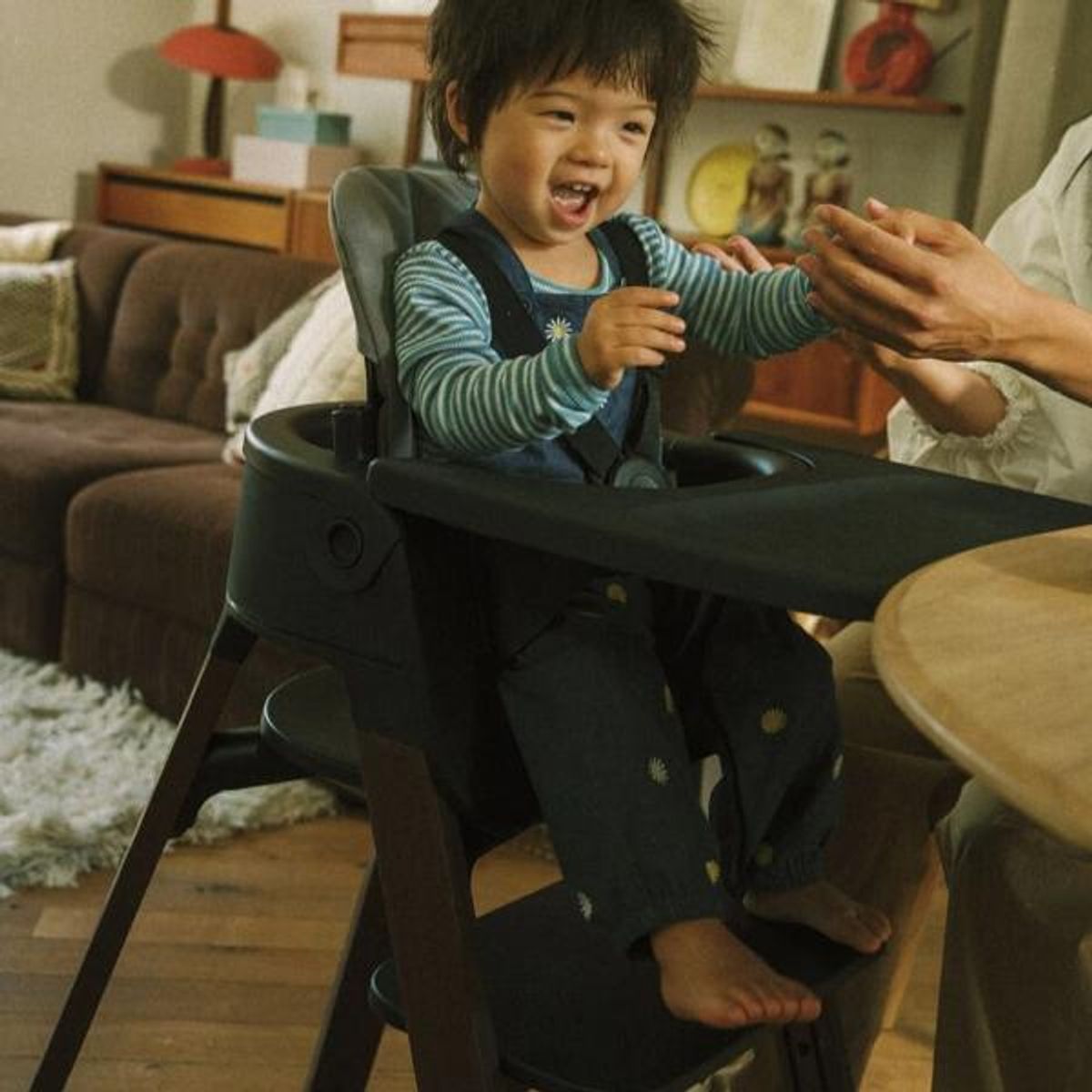 Stokke | Steps Spisestol Black / Warm Brown