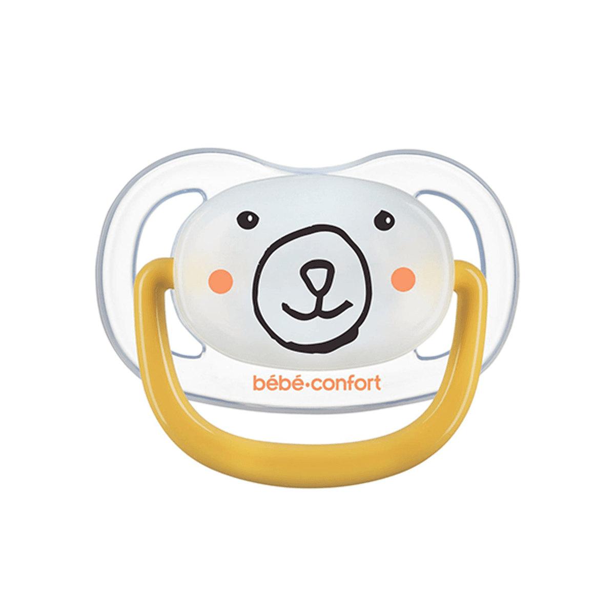 Bebeconfort | Silikon smokk |  0-6 mnd | Physio Air Confort | Bear | 2pk 