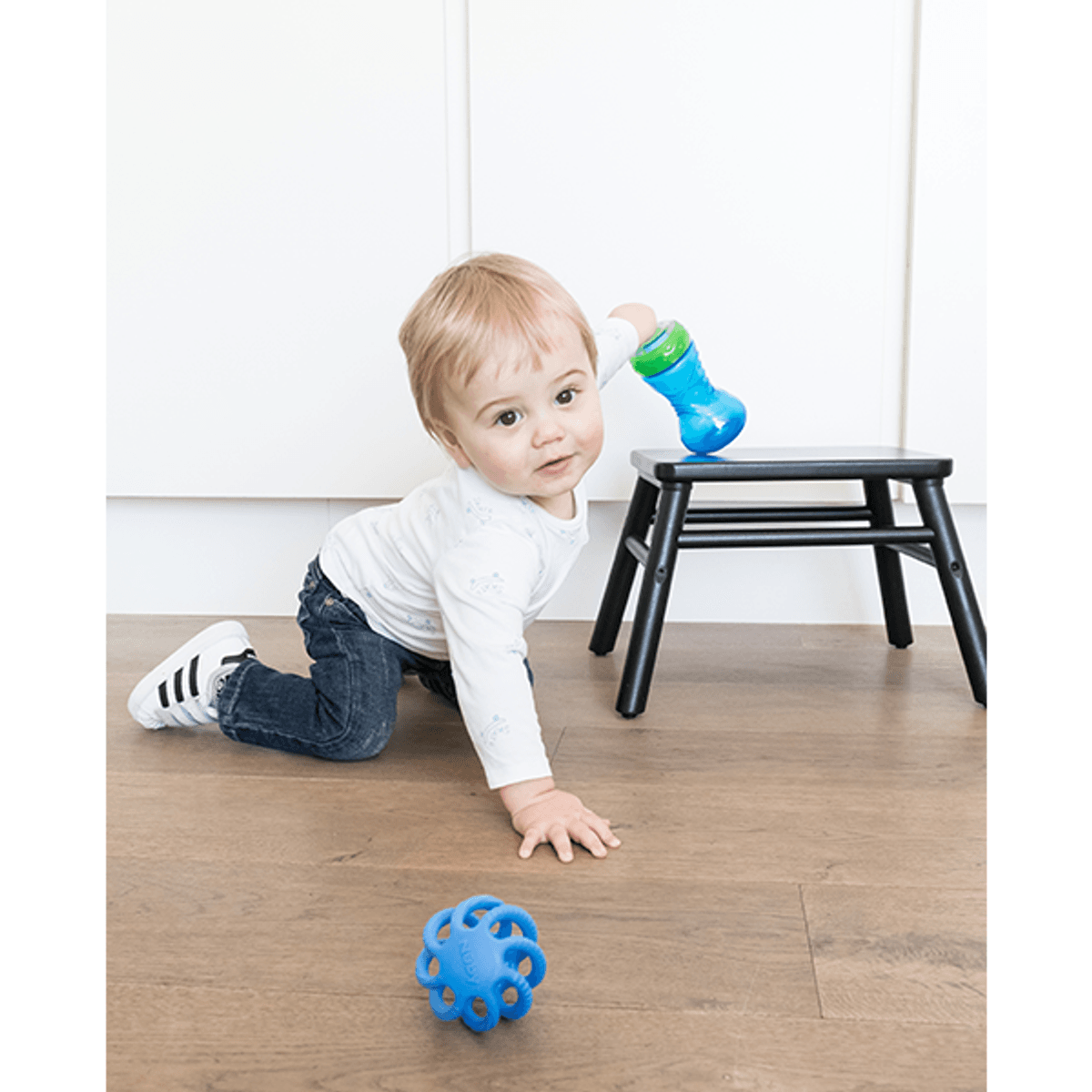 Nûby | Easy Grip Drikkekopp | 300ml | Blue