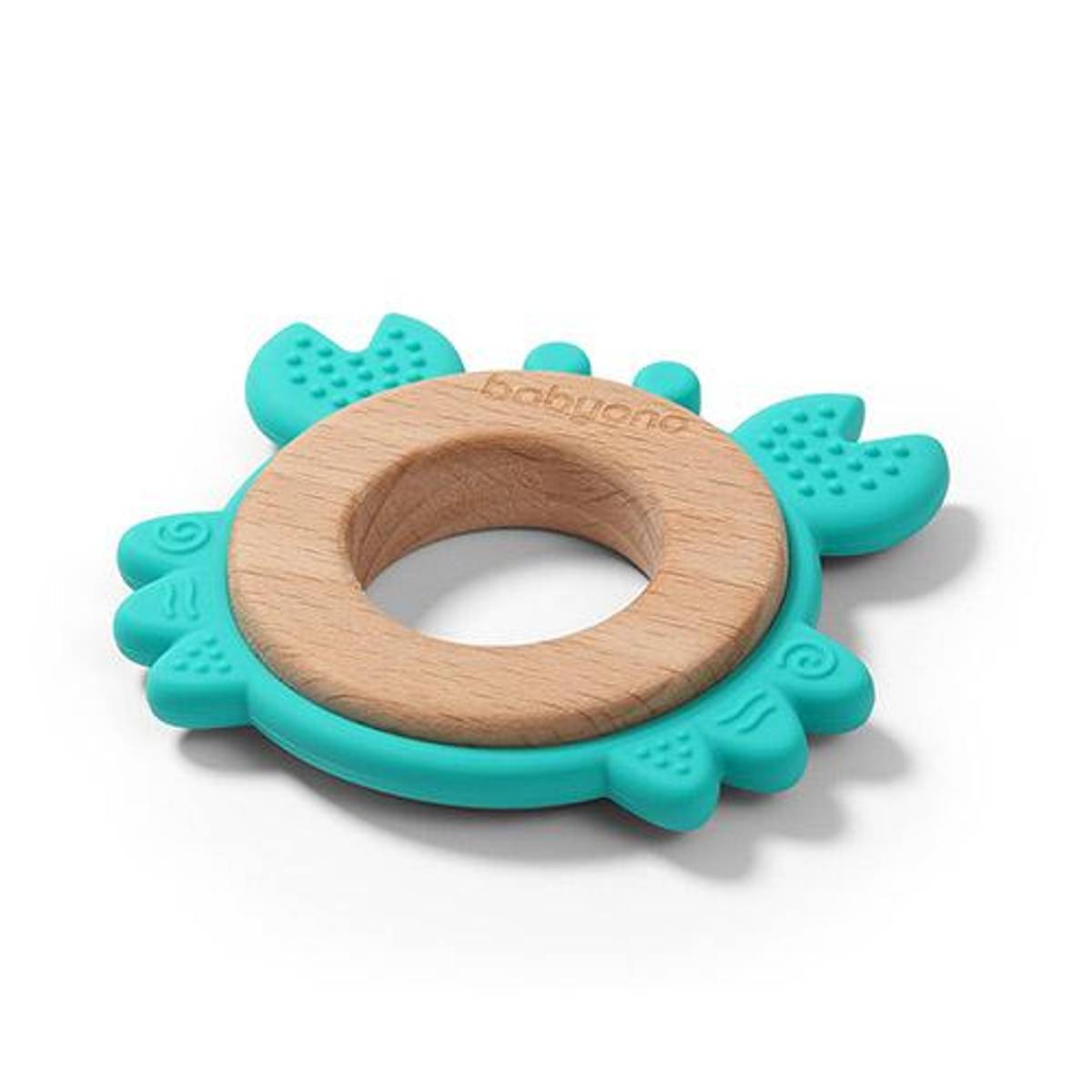 Babyono | Bitering Krabbe | Silikon og Tre | Grønn