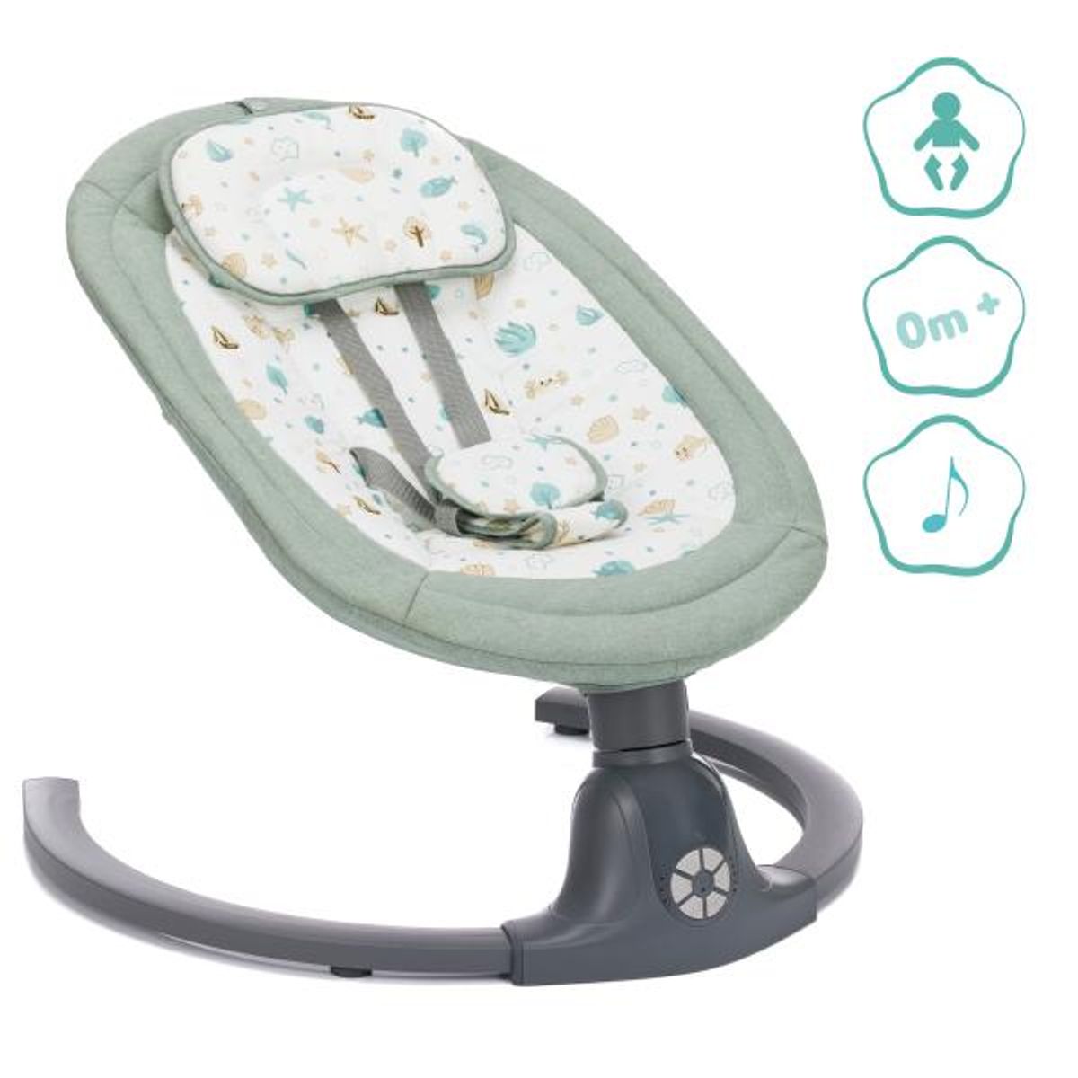 Fillikid | Elektrisk vippestol Stella | Green