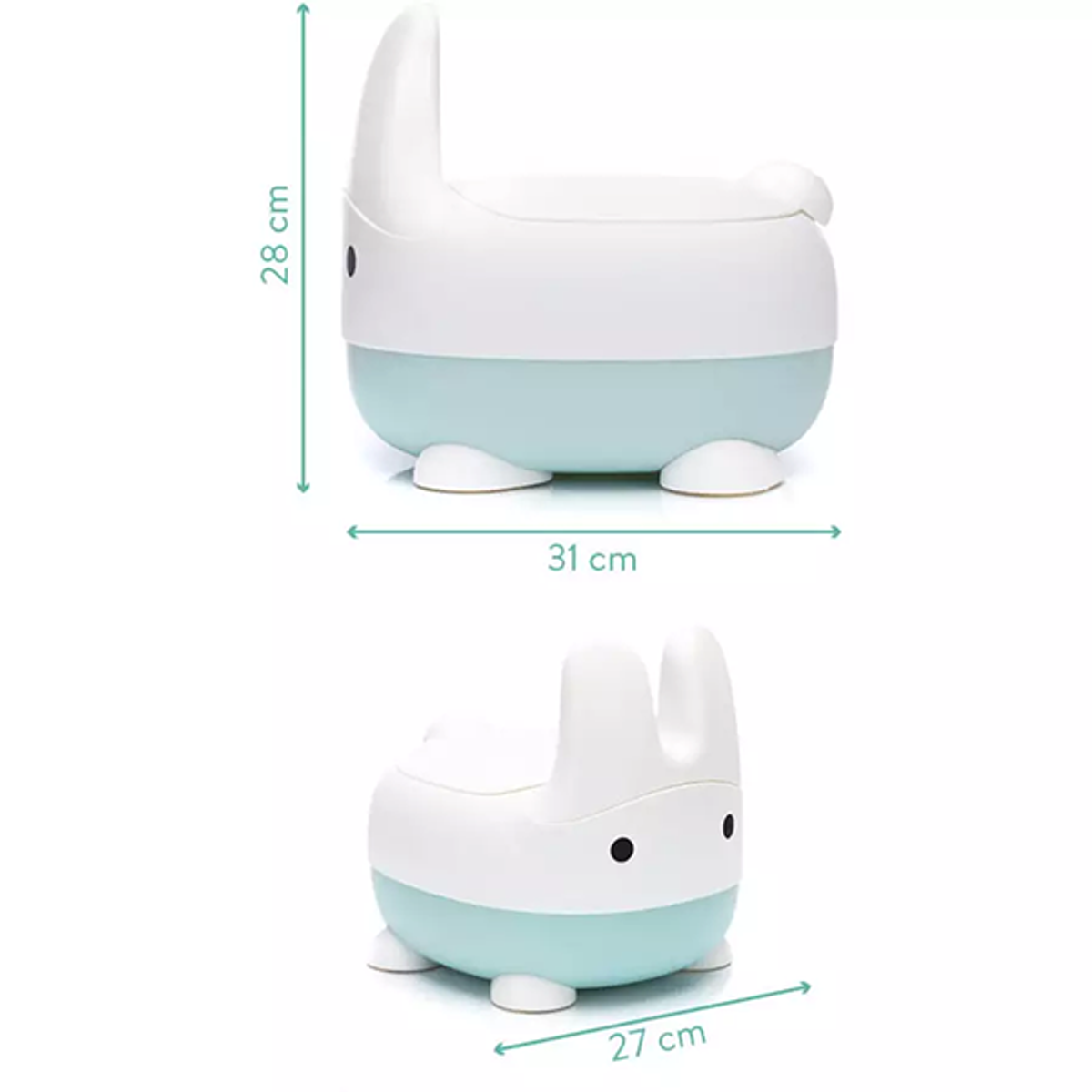 Fillikid | Rabbit Potte | Sage/White 
