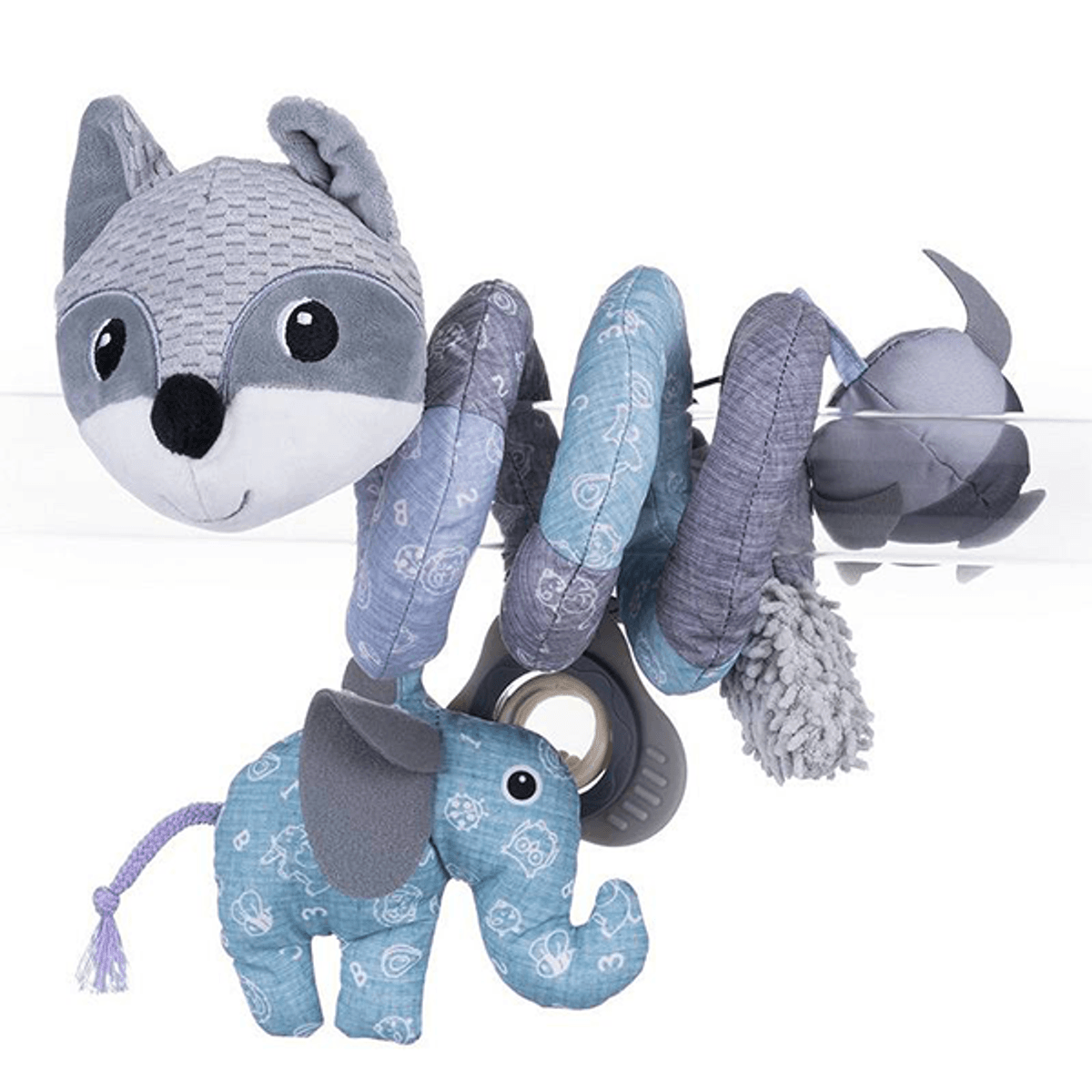 Balibazoo | Fox aktivitets Spiral leke | Grey