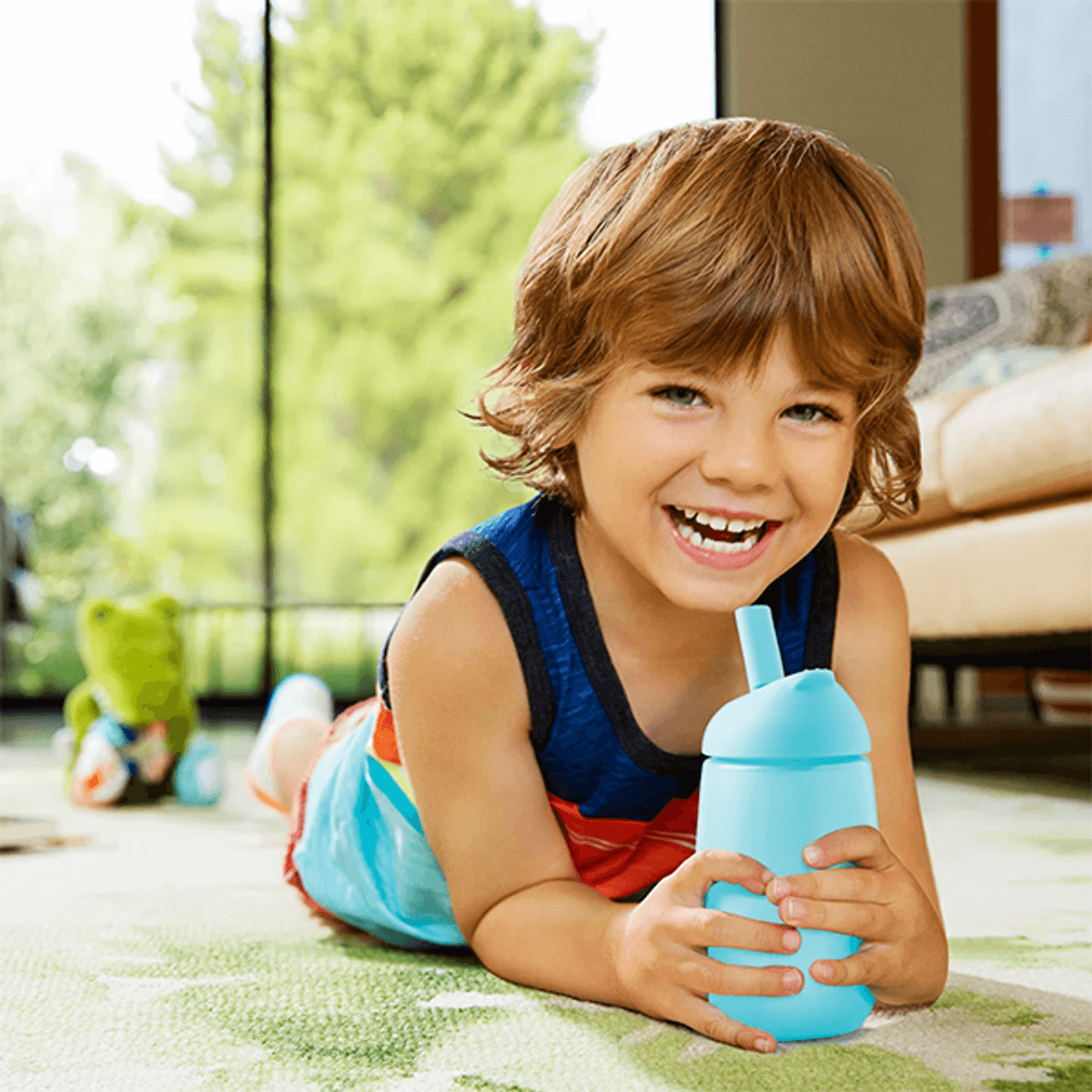 Munchkin | Simple Clean Straw Cup 295 ml | 12mnd+ | Light Blue