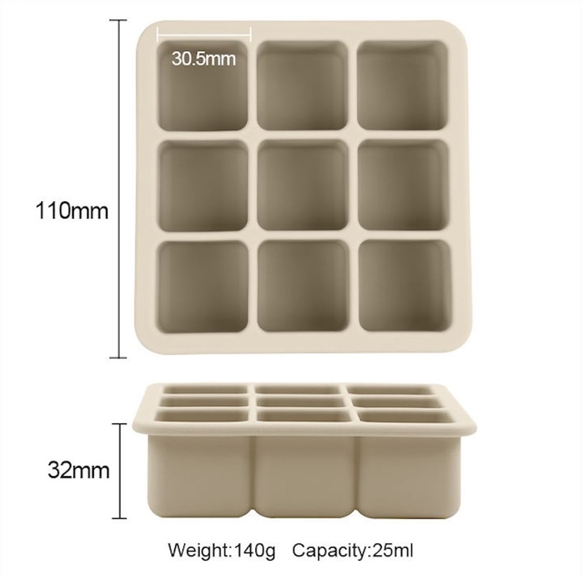 Troller Kids | Silikon Mat Fryseform | Oliven