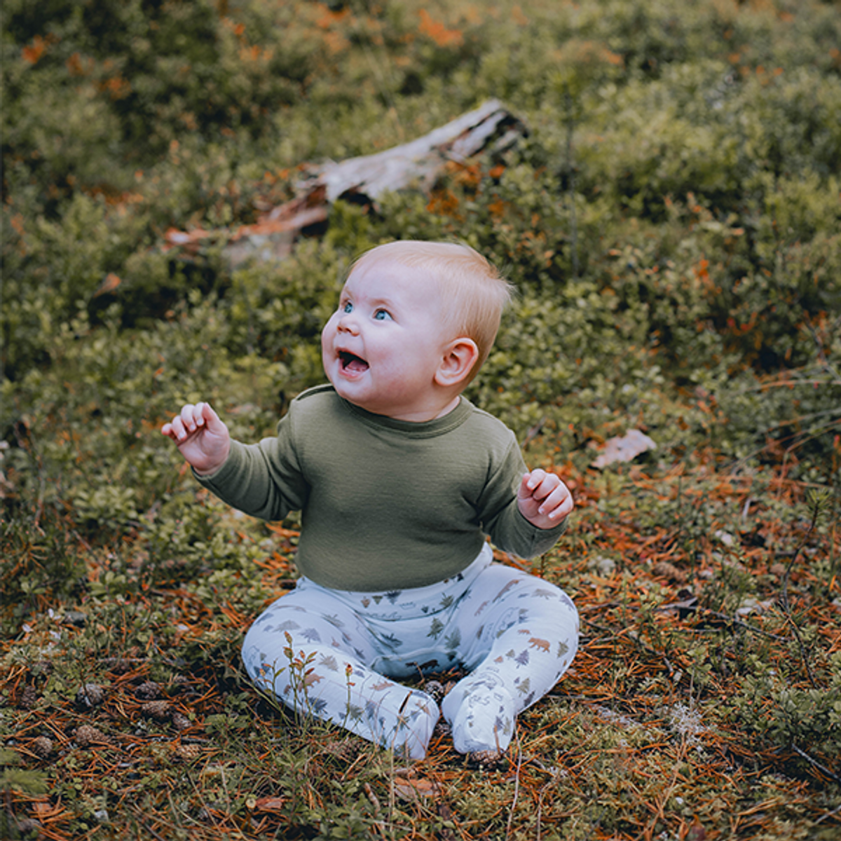 Rondane | Body | Langermet | Ull | Moss Green