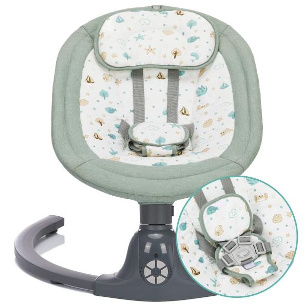 Fillikid | Elektrisk vippestol Stella | Green