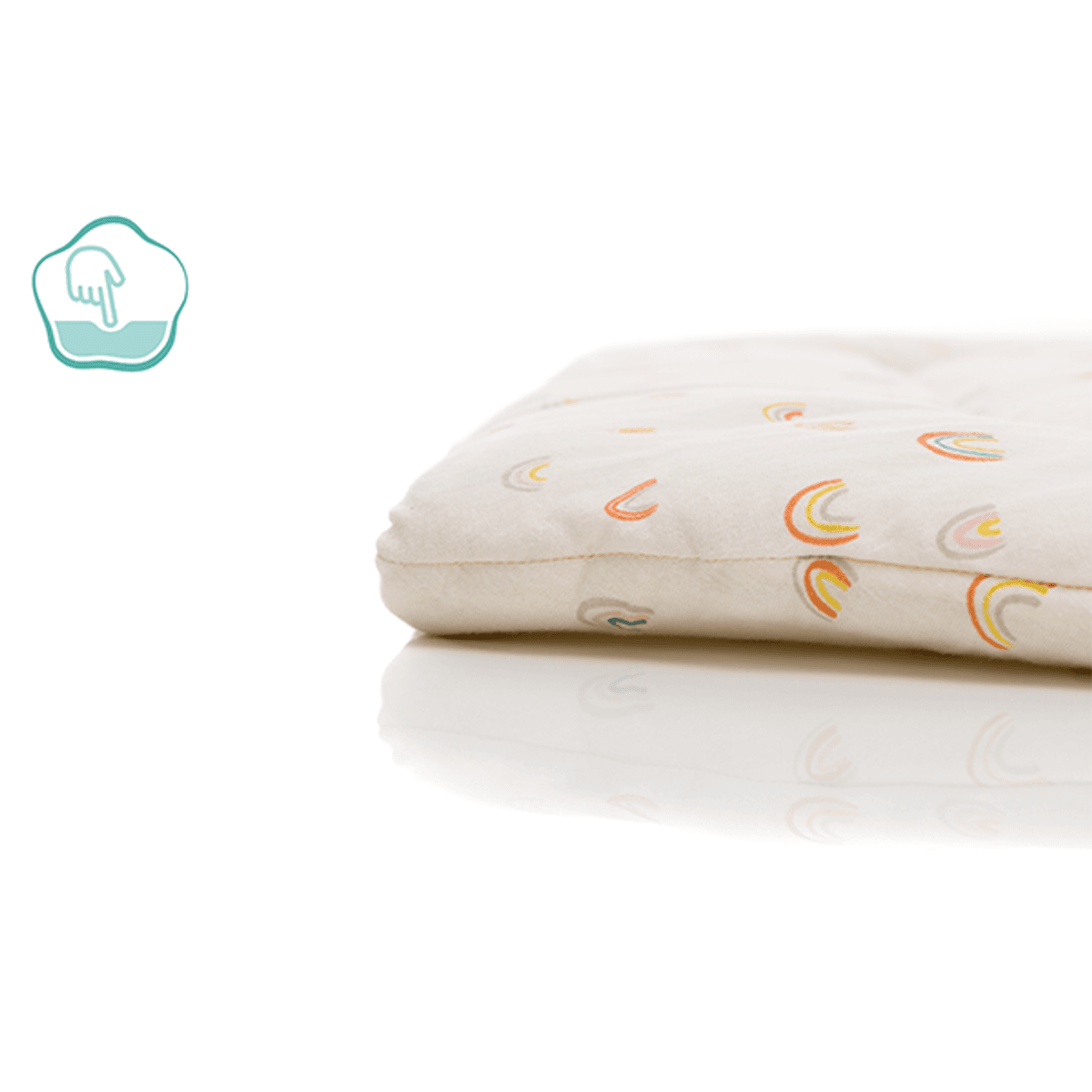 Fillikid | Sekskantet Leketeppe | Rainbow Beige